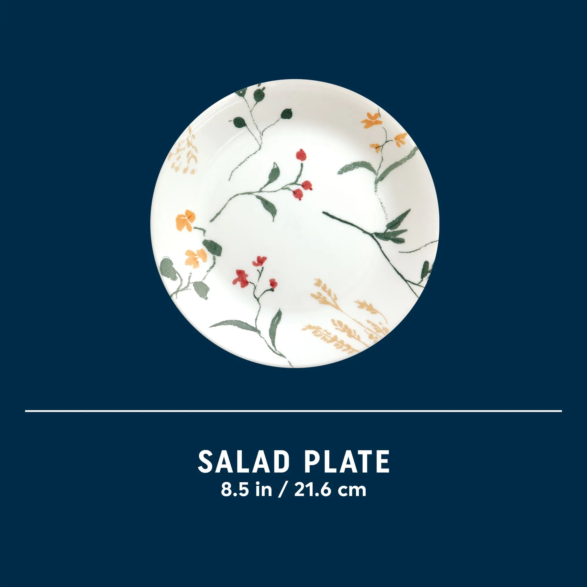 Corelle® Wildflower Scatter 8.5" Salad Plate- 4 Pack