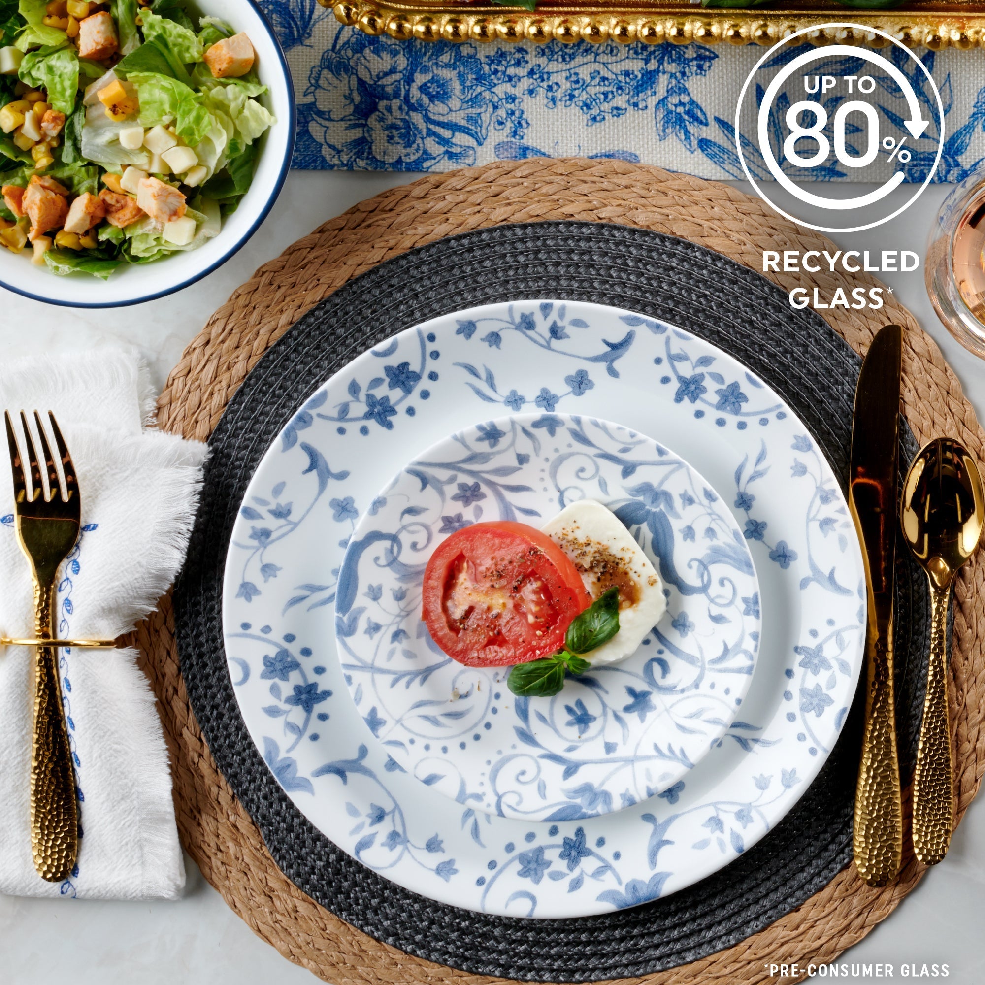 Corelle® Darlington 18-piece Dinnerware Set, Service for 6